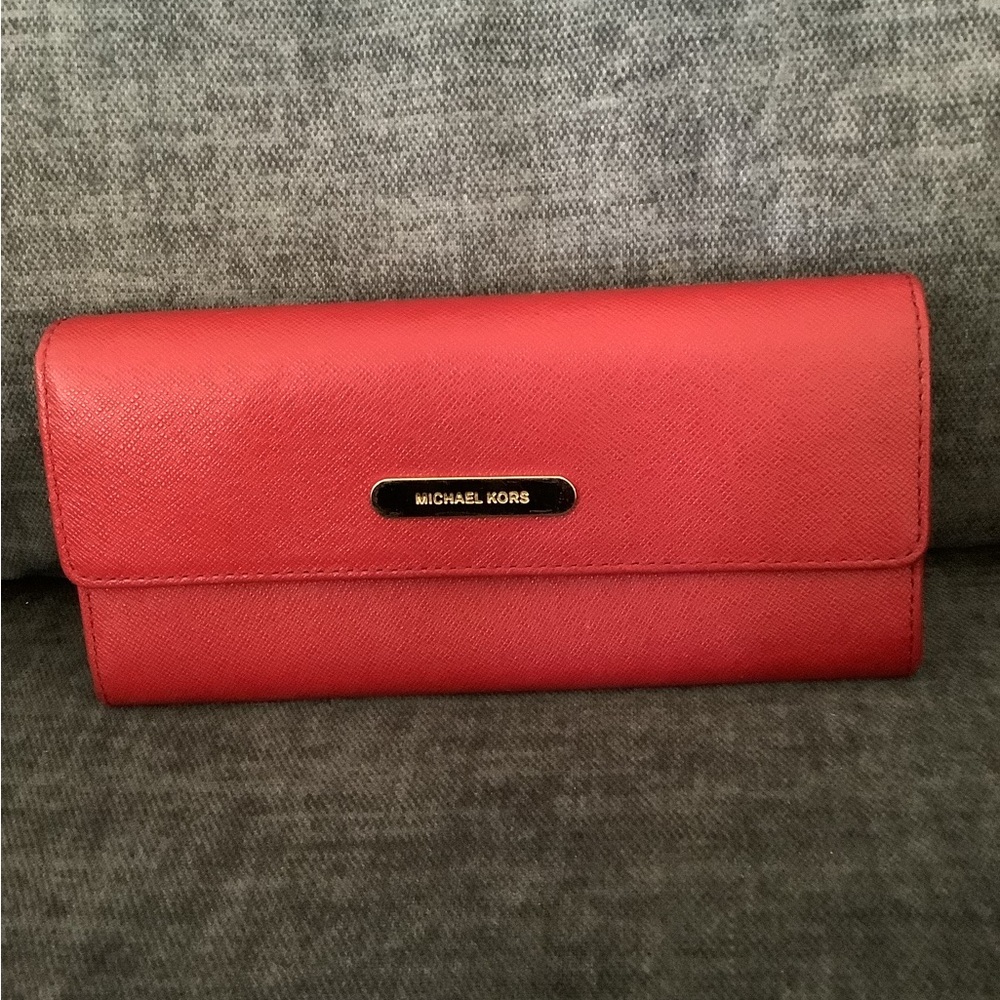 Michael Kors Red Women's Wallet